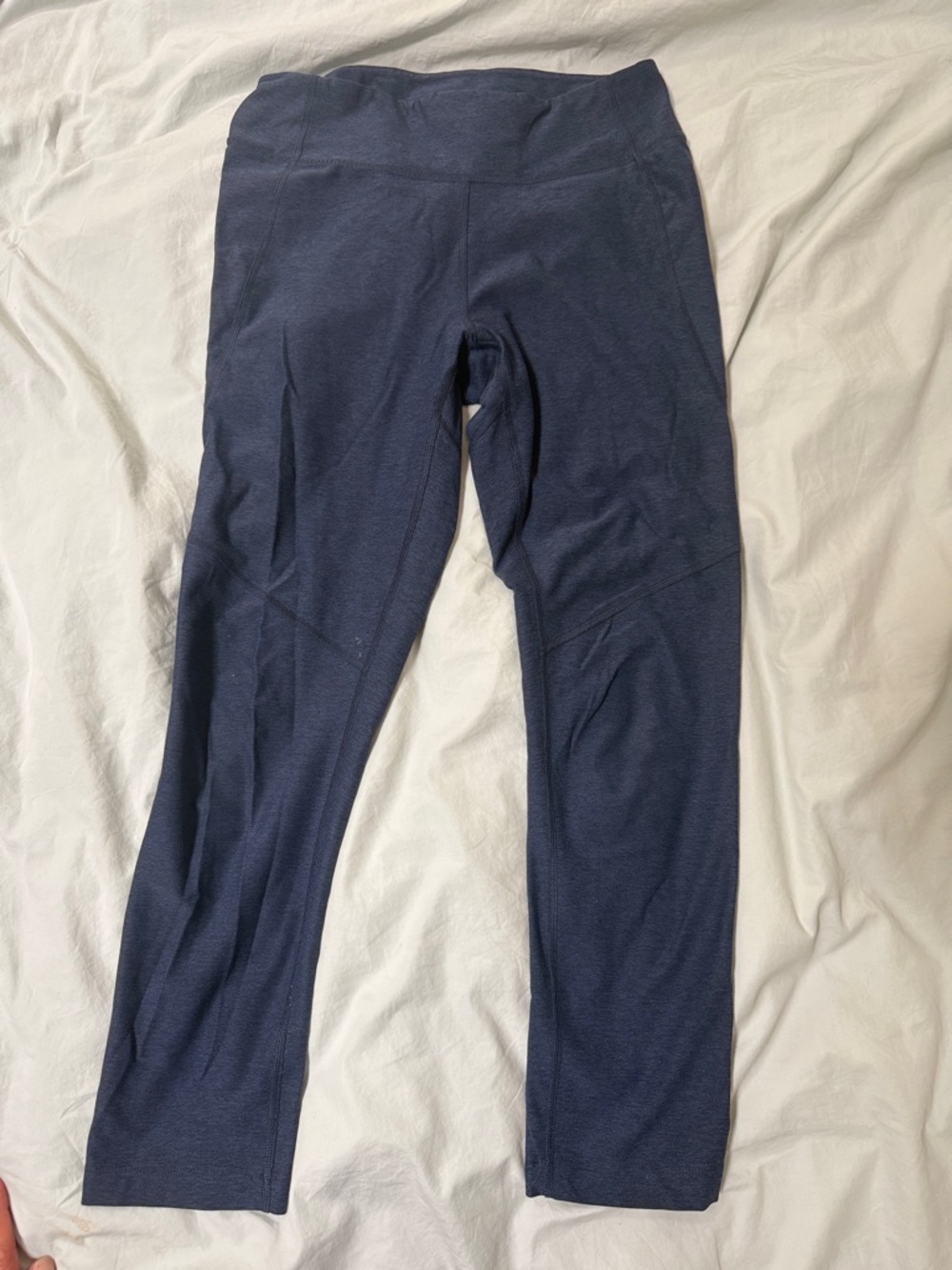 Outdoor Voices Navy High-Waist Leggings